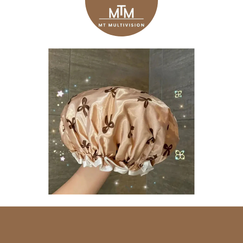 MTM™ - Satin Bonnet with Bows - Protect your hair while you sleep and wake up with shiny and frizz-free hair!