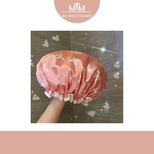 MTM™ - Satin Bonnet with Bows - Protect your hair while you sleep and wake up with shiny and frizz-free hair!