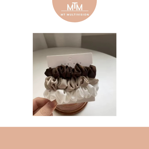 MTM™ - Satin Scrunchie Set - for minimal hair damage!