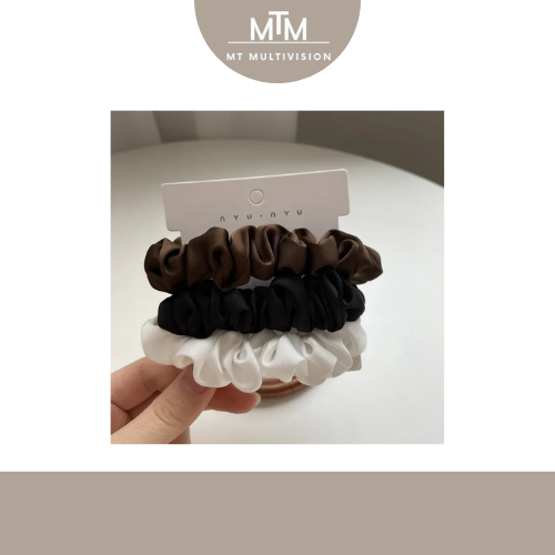 MTM™ - Satin Scrunchie Set - for minimal hair damage!
