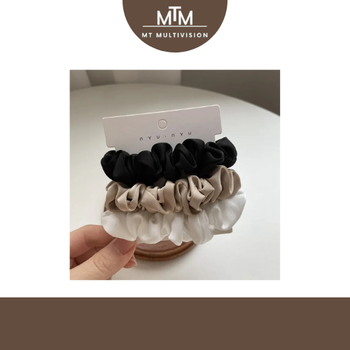 MTM™ - Satin Scrunchie Set - for minimal hair damage!