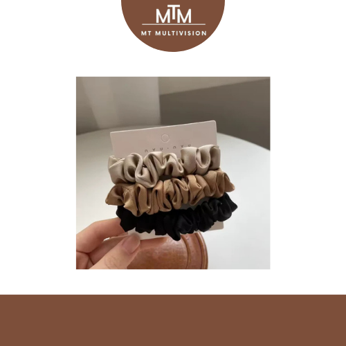 MTM™ - Satin Scrunchie Set - for minimal hair damage!