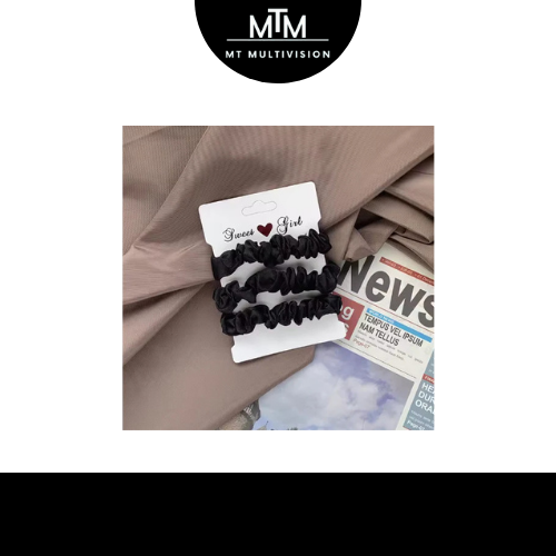 MTM™ - Satin Scrunchie Set - for minimal hair damage!