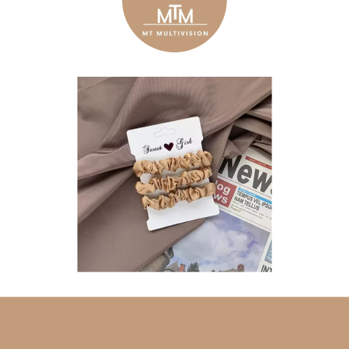 MTM™ - Satin Scrunchie Set - for minimal hair damage!