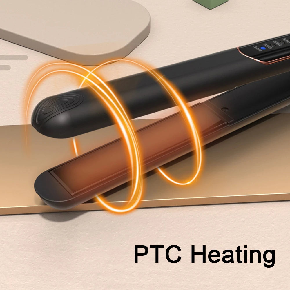 MTM™ - Ceramic Straightening Iron with Tourmaline - For Smooth and Shiny Hair