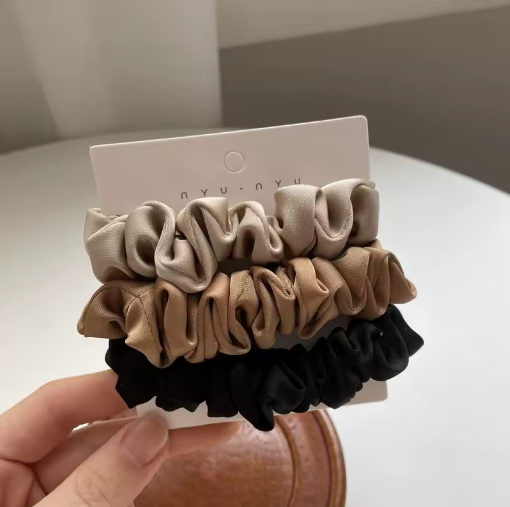 MTM™ - Satin Scrunchie Set - for minimal hair damage!
