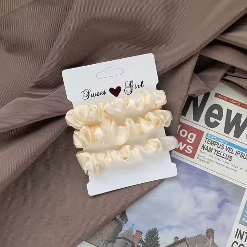 MTM™ - Satin Scrunchie Set - for minimal hair damage!