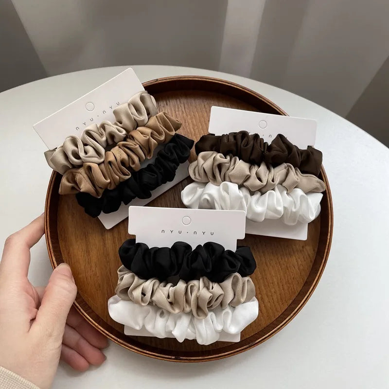 MTM™ - Satin Scrunchie Set - for minimal hair damage!