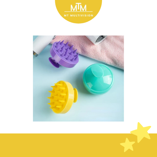 MTM™ - Silicone Scalp Massage Brush - Stimulates Hair Growth and Relaxation
