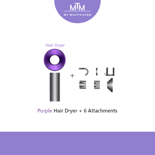 MTM™ - Professionele Negatieve Ionen Föhn: 6-in-1 Functionaliteit!