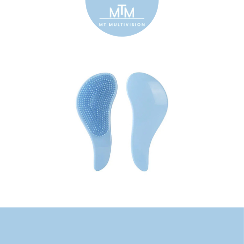 MTM™ - Marble Anti-Static Mini Hair Brush &amp; Scalp Massager"