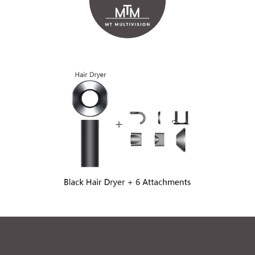 MTM™ - Professionele Negatieve Ionen Föhn: 6-in-1 Functionaliteit!