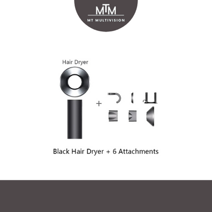 MTM™ - Professionele Negatieve Ionen Föhn: 6-in-1 Functionaliteit!