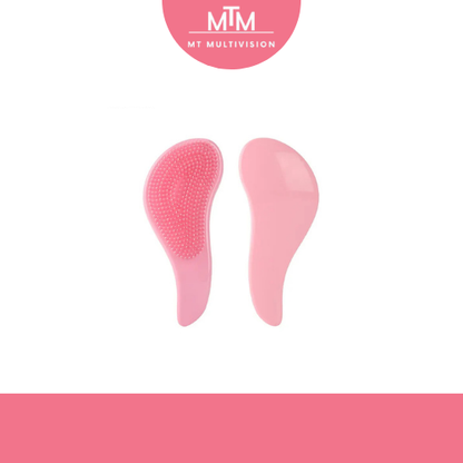 MTM™ - Marble Anti-Static Mini Hair Brush &amp; Scalp Massager"