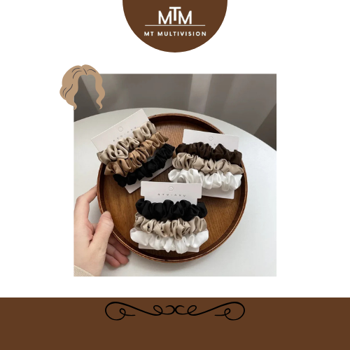 MTM™ - Satin Scrunchie Set - for minimal hair damage!