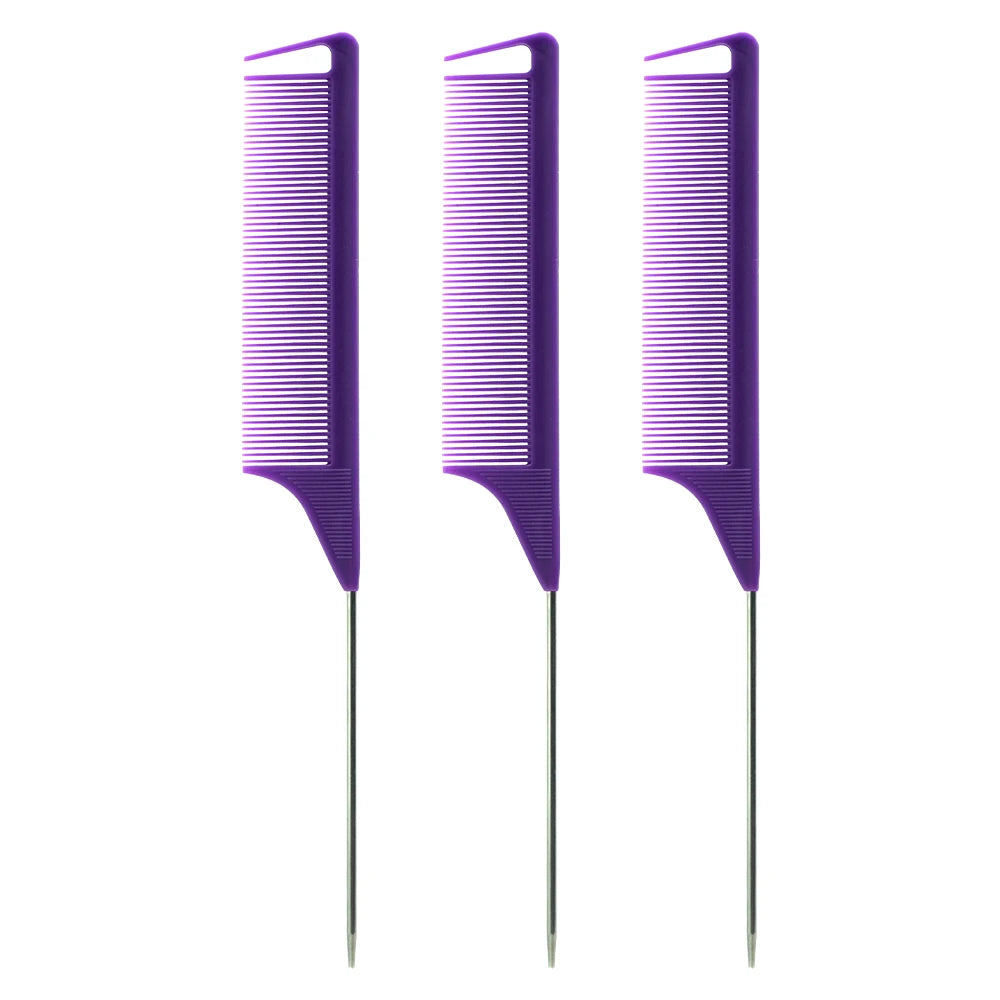 MTM™ - Pro Pointed Tail Anti-Static Hair Comb & Styling Brush