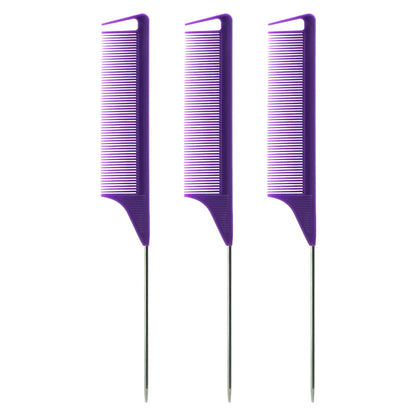 MTM™ - Pro Pointed Tail Anti-Static Hair Comb & Styling Brush
