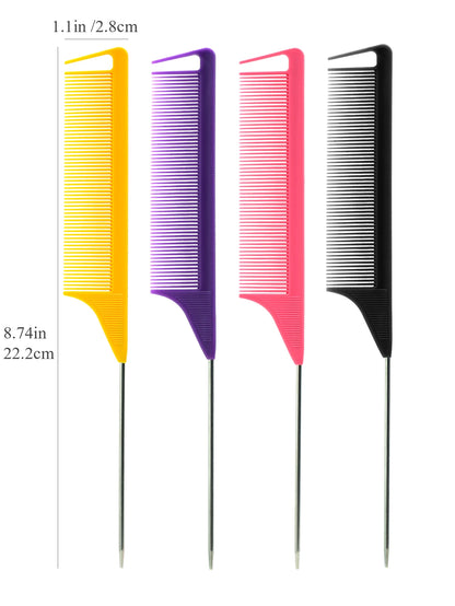 MTM™ - Pro Pointed Tail Anti-Static Hair Comb & Styling Brush
