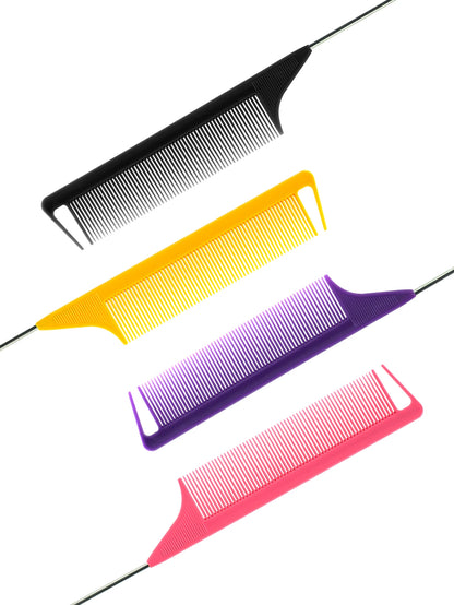 MTM™ - Pro Pointed Tail Anti-Static Hair Comb & Styling Brush
