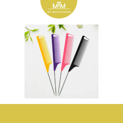 MTM™ - Pro Pointed Tail Anti-Static Hair Comb & Styling Brush