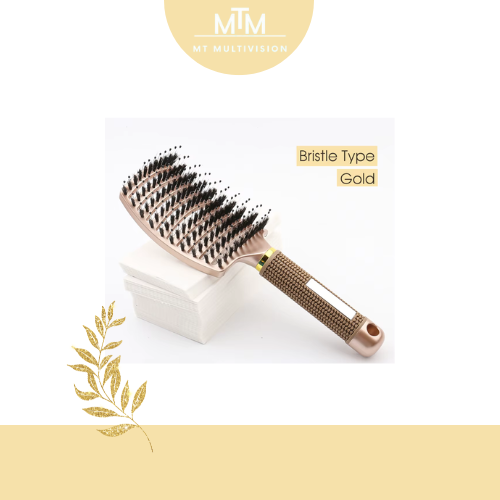 MTM™ - Detangling Hair Brush – Nylon for Curly Hair