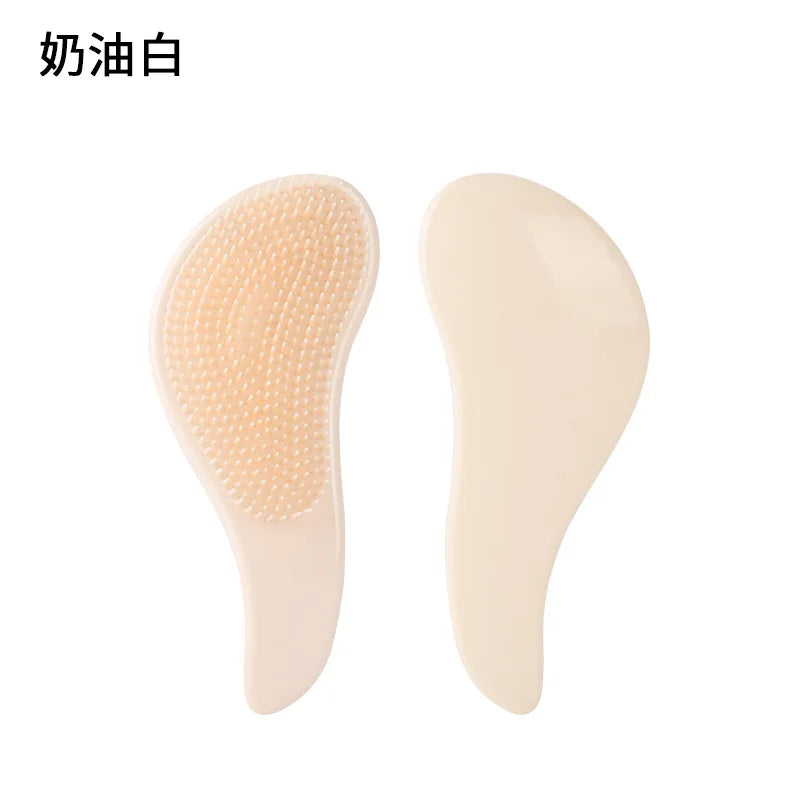 MTM™ - Marble Anti-Static Mini Hair Brush &amp; Scalp Massager"