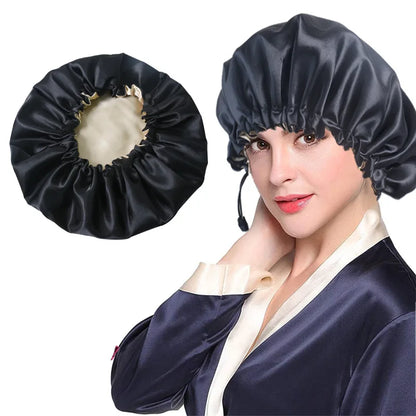 MTM™ - Satin Bonnet 1 Color - Protect your hair while you sleep and wake up with shiny and frizz-free hair!