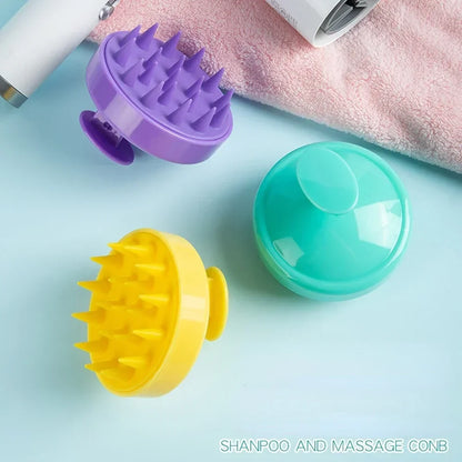 MTM™ - Silicone Scalp Massage Brush - Stimulates Hair Growth and Relaxation