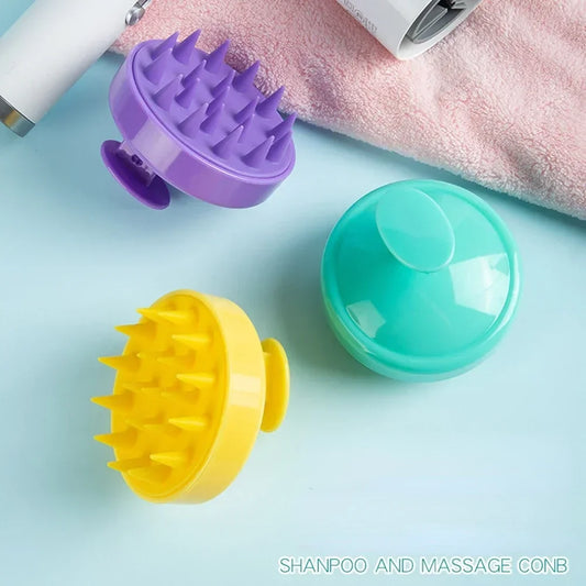 MTM™ - Silicone Scalp Massage Brush - Stimulates Hair Growth and Relaxation