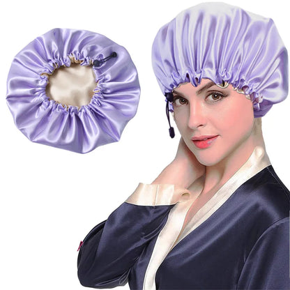 MTM™ - Satin Bonnet 1 Color - Protect your hair while you sleep and wake up with shiny and frizz-free hair!