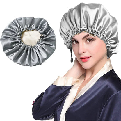 MTM™ - Satin Bonnet 1 Color - Protect your hair while you sleep and wake up with shiny and frizz-free hair!