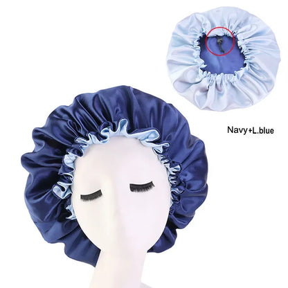 MTM™ - Satin Bonnet 1 Color - Protect your hair while you sleep and wake up with shiny and frizz-free hair!