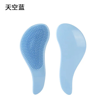 MTM™ - Marble Anti-Static Mini Hair Brush &amp; Scalp Massager"