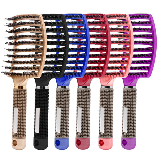 MTM™ - Detangling Hair Brush – Nylon for Curly Hair