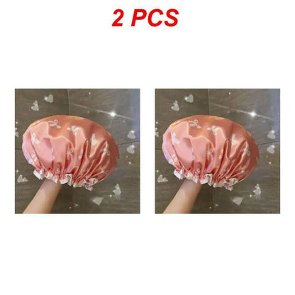 MTM™ - Satin Bonnet with Bows - Protect your hair while you sleep and wake up with shiny and frizz-free hair!