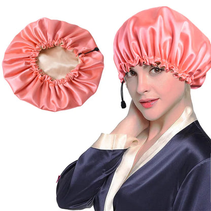 MTM™ - Satin Bonnet 1 Color - Protect your hair while you sleep and wake up with shiny and frizz-free hair!