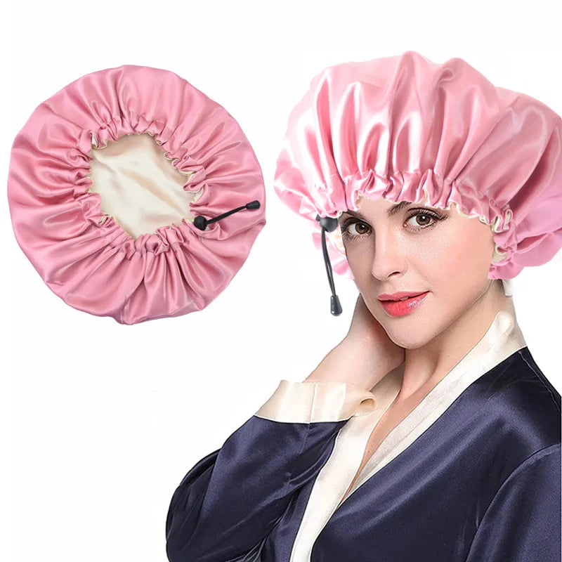 MTM™ - Satin Bonnet 1 Color - Protect your hair while you sleep and wake up with shiny and frizz-free hair!