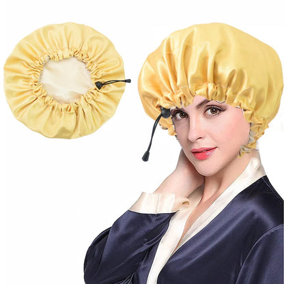 MTM™ - Satin Bonnet 1 Color - Protect your hair while you sleep and wake up with shiny and frizz-free hair!
