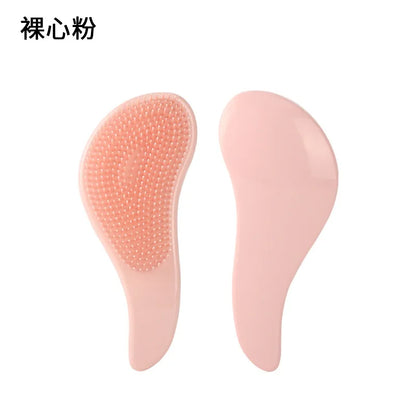 MTM™ - Marble Anti-Static Mini Hair Brush &amp; Scalp Massager"