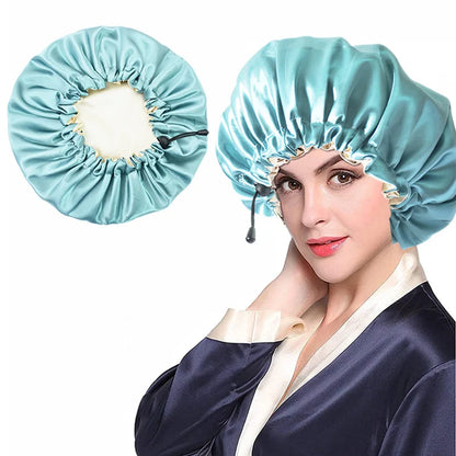 MTM™ - Satin Bonnet 1 Color - Protect your hair while you sleep and wake up with shiny and frizz-free hair!