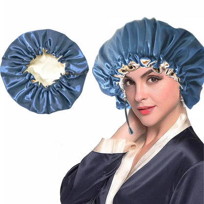 MTM™ - Satin Bonnet 1 Color - Protect your hair while you sleep and wake up with shiny and frizz-free hair!