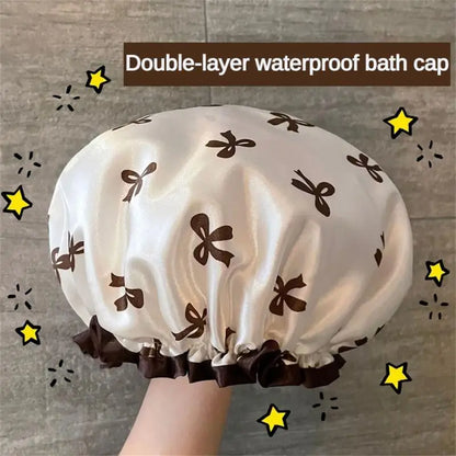 MTM™ - Satin Bonnet with Bows - Protect your hair while you sleep and wake up with shiny and frizz-free hair!