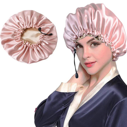 MTM™ - Satin Bonnet 1 Color - Protect your hair while you sleep and wake up with shiny and frizz-free hair!