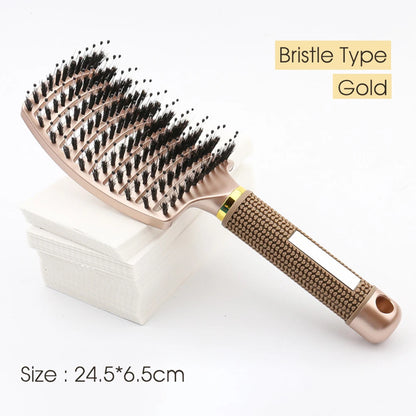 MTM™ - Detangling Haarborstel – Nylon voor Krullend Haar