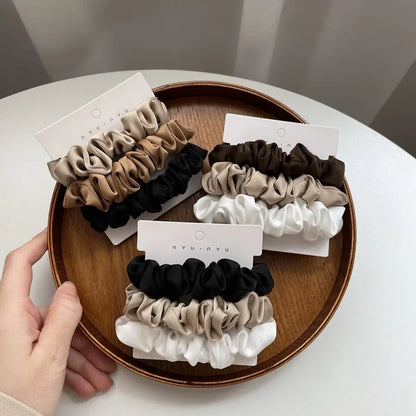 MTM™ - Satin Scrunchie Set - for minimal hair damage!