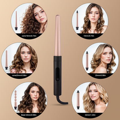 MTM™ - 6 Delig Curling Wand met verwisselbare Tangen
